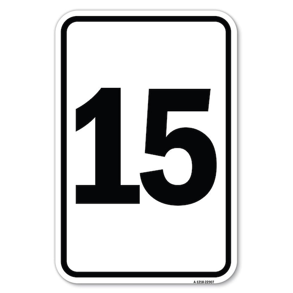 Safety Sign, 12 in Height, Aluminum, 18 in Length, 22907
